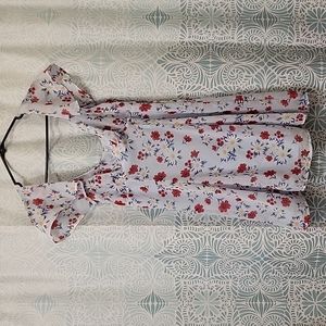 Forever 21 | Dresses | Forever 2 White And Gold Floral Dress | Poshmark